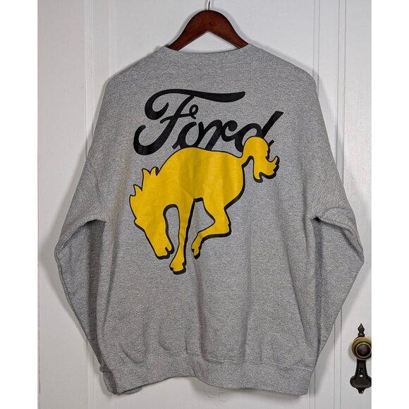Ford Bronco Double Sided Graphic Print Sweatshirt Mens Unisex Size Large Classic - Picture 2 of 3